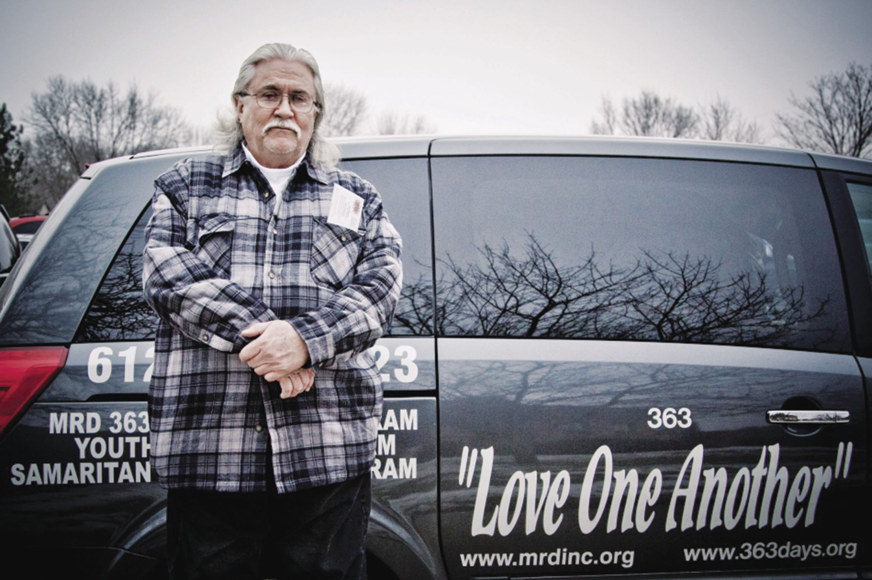 Allan Law and his van